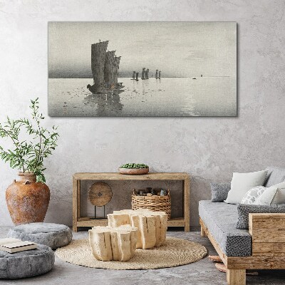 Foto op canvas Een rustige reis over het water