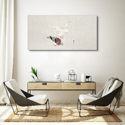 Canvas schilderij Vogels in beweging