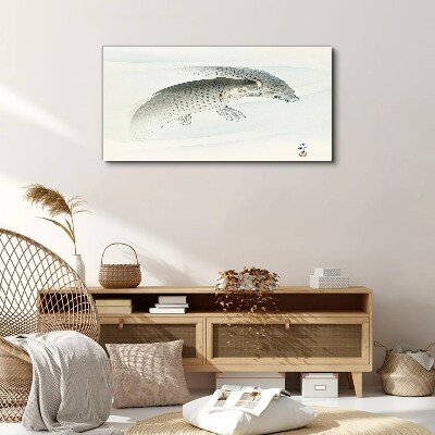 Foto op canvas Vis danst in het kalme water