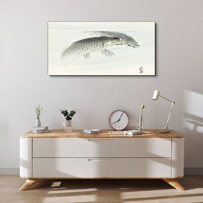 Foto op canvas Vis danst in het kalme water