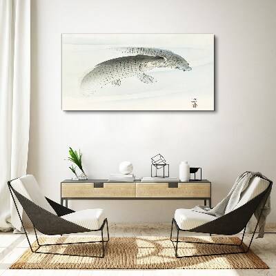 Foto op canvas Vis danst in het kalme water