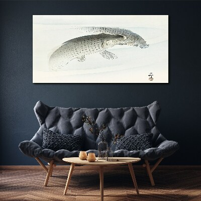 Foto op canvas Vis danst in het kalme water