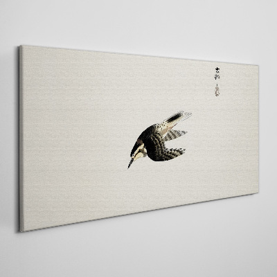 Schilderij op doek Een vogelvlucht in stilte