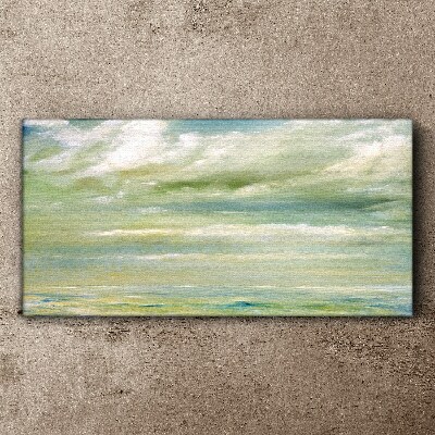 Foto op canvas Vreedzame lucht boven de zee