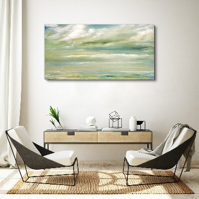 Foto op canvas Vreedzame lucht boven de zee