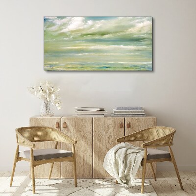 Foto op canvas Vreedzame lucht boven de zee