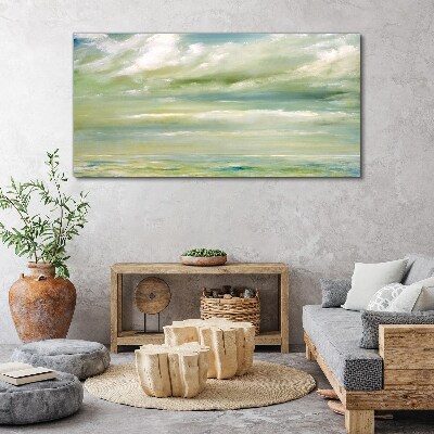 Foto op canvas Vreedzame lucht boven de zee