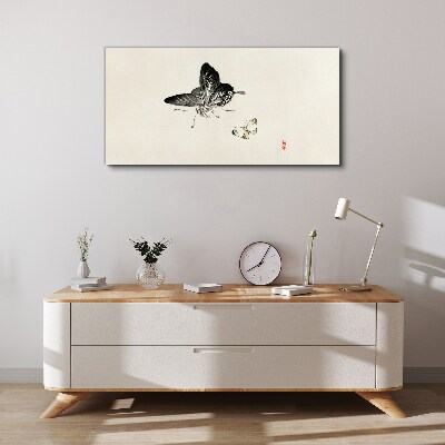 Schilderij op doek Vlinders in delicate harmonie