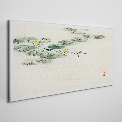 Foto op canvas Waterlelies op een kalm wateroppervlak