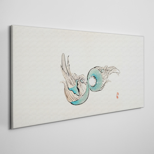 Canvas schilderij Japanse visillustratie