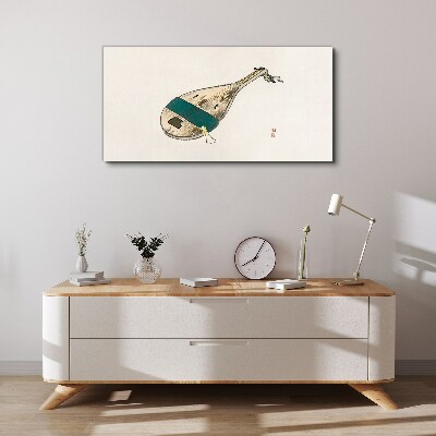 Canvas schilderij Een muziekinstrument uit China