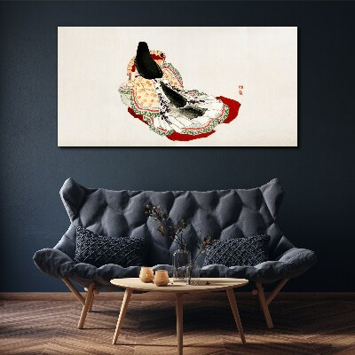 Schilderij op doek Bloemenpracht in traditionele stijl