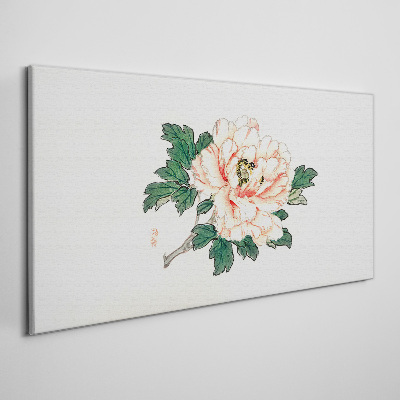 Foto op canvas Bloemenschoonheid in delicate tinten