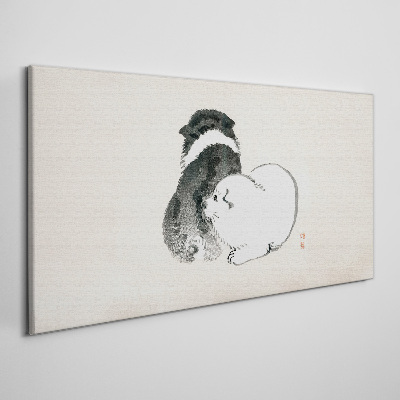 Foto op canvas De vriendelijke blik van honden