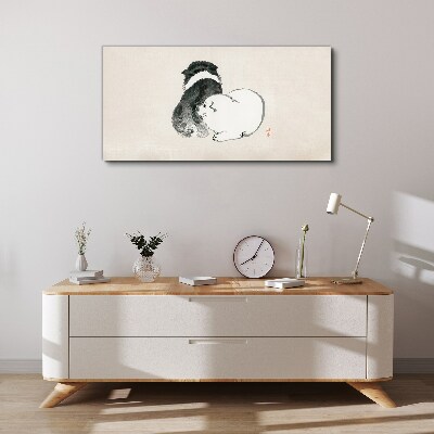 Foto op canvas De vriendelijke blik van honden