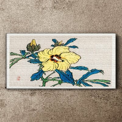 Foto op canvas Japanse stijl bloemstuk