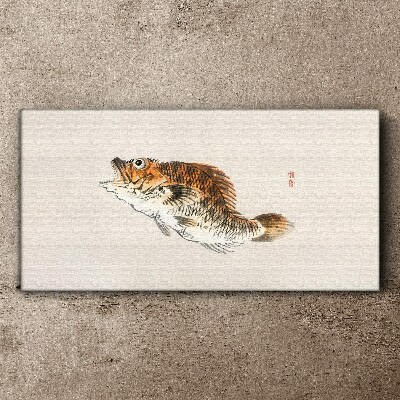 Foto op canvas Visachtige elegantie in delicate tinten