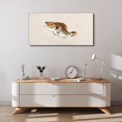 Foto op canvas Visachtige elegantie in delicate tinten