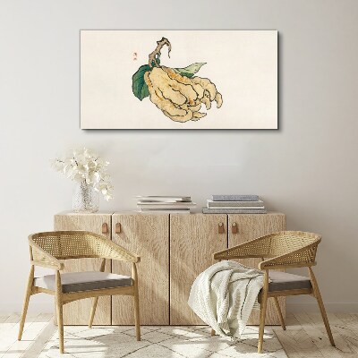 Foto op canvas Citroenboom op een witte achtergrond