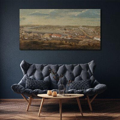 Canvas schilderij Sydney 1800