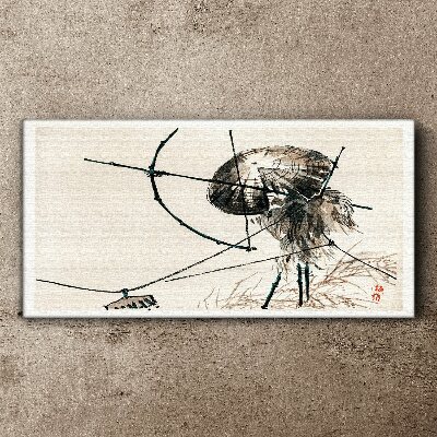 Foto op canvas Kwallen in abstracte lijnen