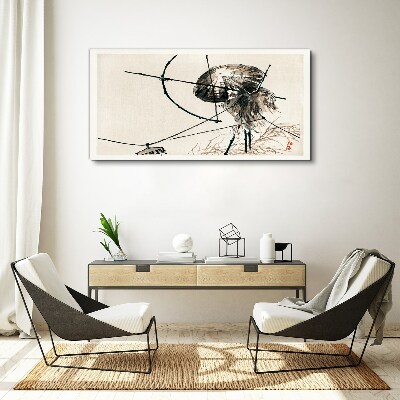 Foto op canvas Kwallen in abstracte lijnen