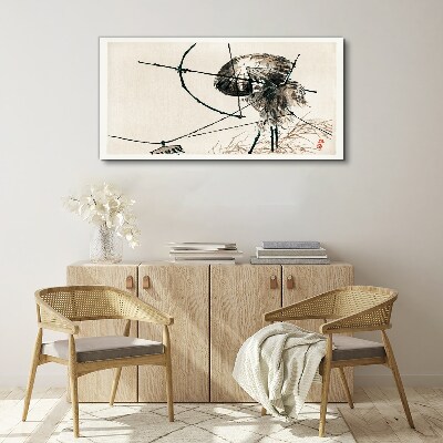 Foto op canvas Kwallen in abstracte lijnen