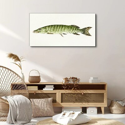Schilderij op doek Muskie in zijn natuurlijke habitat