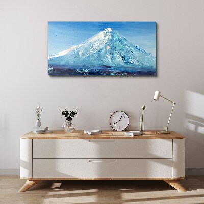 Foto op canvas Top in blauwe tinten