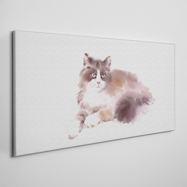 Canvas schilderij De droom van een kat