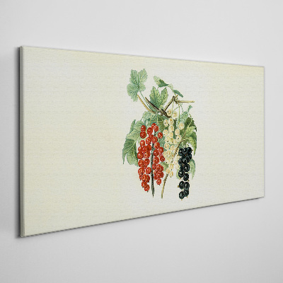 Canvas schilderij Fruitboeket met aalbessen