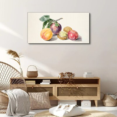 Foto op canvas Fruitboeket op een witte achtergrond