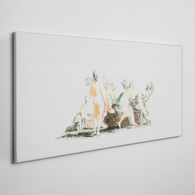 Canvas schilderij Mythologische scène met personages