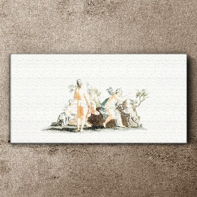 Canvas schilderij Mythologische scène met personages