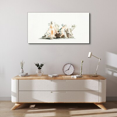 Canvas schilderij Mythologische scène met personages