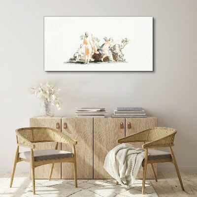 Canvas schilderij Mythologische scène met personages