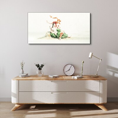 Canvas schilderij Liefde in de schaduw