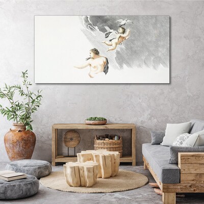 Foto op canvas Engelen in de wolken