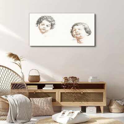 Foto op canvas Portret van kinderlijke vreugde