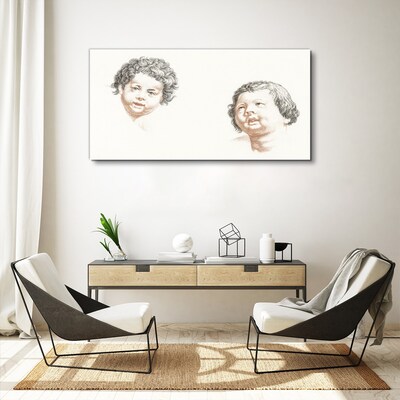 Foto op canvas Portret van kinderlijke vreugde