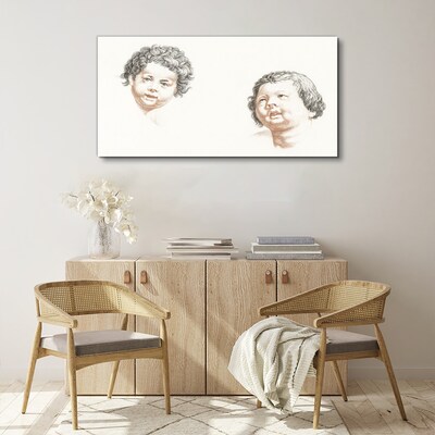 Foto op canvas Portret van kinderlijke vreugde