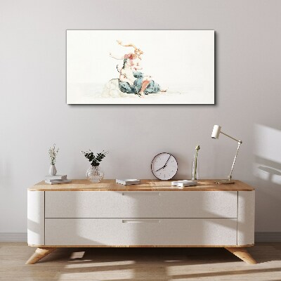 Schilderij op doek Hemel en aarde