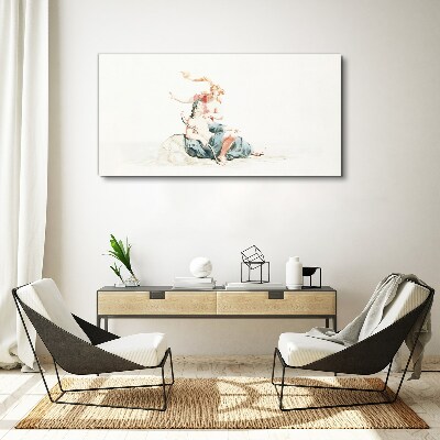 Schilderij op doek Hemel en aarde