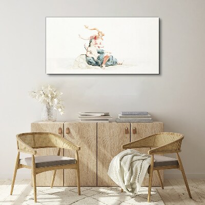 Schilderij op doek Hemel en aarde