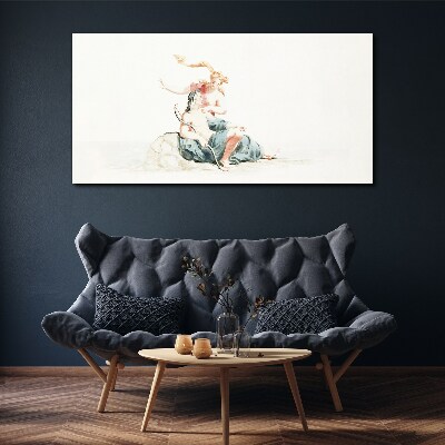 Schilderij op doek Hemel en aarde