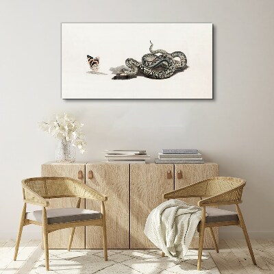 Foto op canvas Een ontmoeting in de natuur