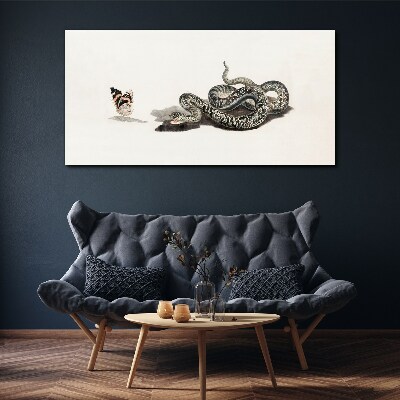 Foto op canvas Een ontmoeting in de natuur