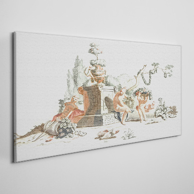 Schilderij op doek Mythologische scène met personages