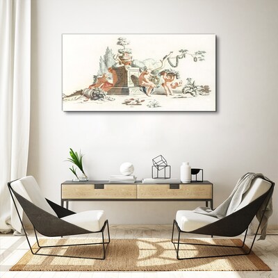 Schilderij op doek Mythologische scène met personages