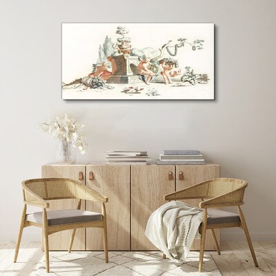 Schilderij op doek Mythologische scène met personages